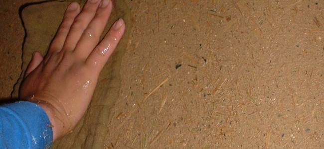 荒土洗出し仕上げ